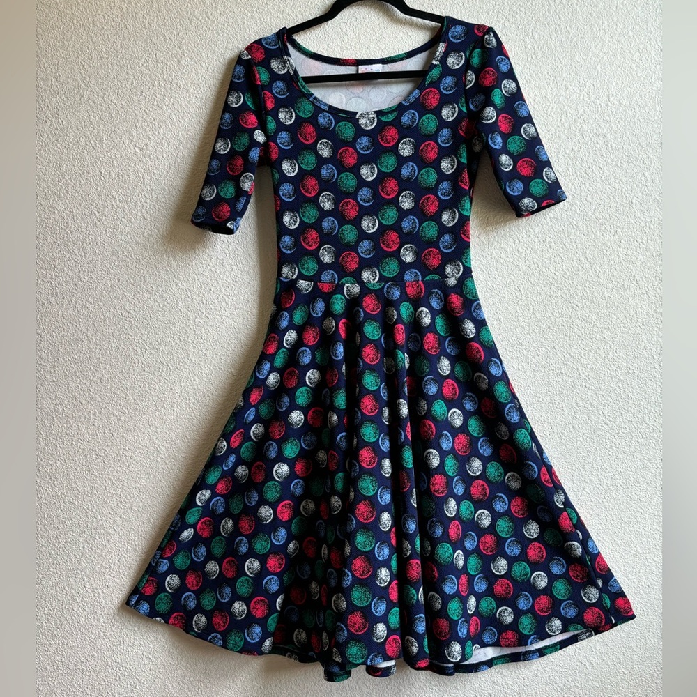 LulaRoe Polka Dot “Nicole fit and flare”